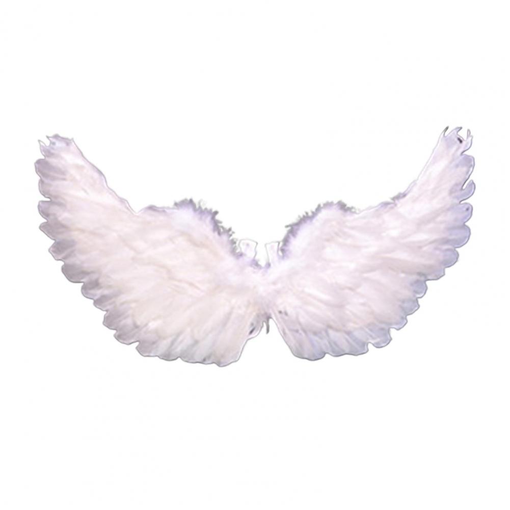 Angel Feather Wings with Elastic Straps Lightweight Costume Cosplay Wings Photography Props Holloween Party DIY Decorations