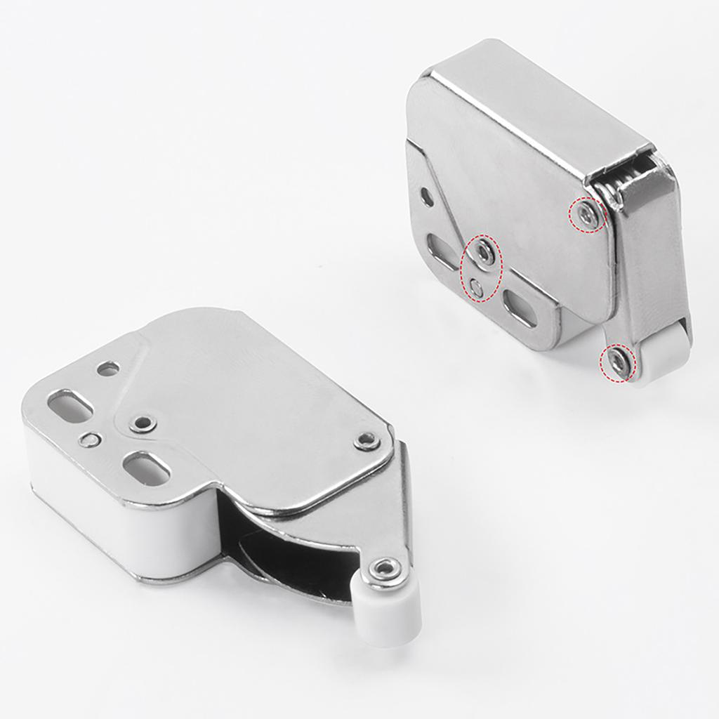 Самоблокирующееся устройство с отскоком Открытый замок-защелка Защелки толкающего типа Защелки-защелки для ящиков Шкафные защелки-защелки с прикосновением Прочные