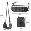 Removable Pad Outdoor Foot Hammock Comfortable Adjustable Strap Portable Footrest Flannel Mesh Leg Comfort Mat Car Essential