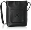 K Mark Внешний карман Кроссбоди Сумка через плечо Черный 15151 [Kitamura] Y-1321 Женский Черный/Эмаль [Черный]