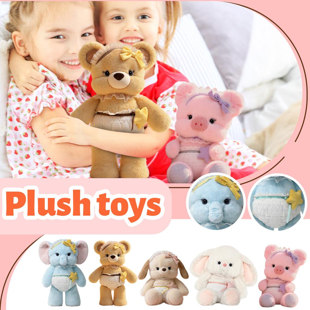 Plush Toys Are Cute And Suitable For Giving As Gifts. They Are Made Of Safe Materials For Both Boys And Girls