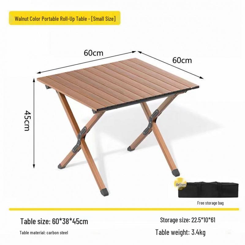 Портативный складной набор для кемпинга: стол и стулья – Сворачивающееся оборудование для пикника и выездной торговли