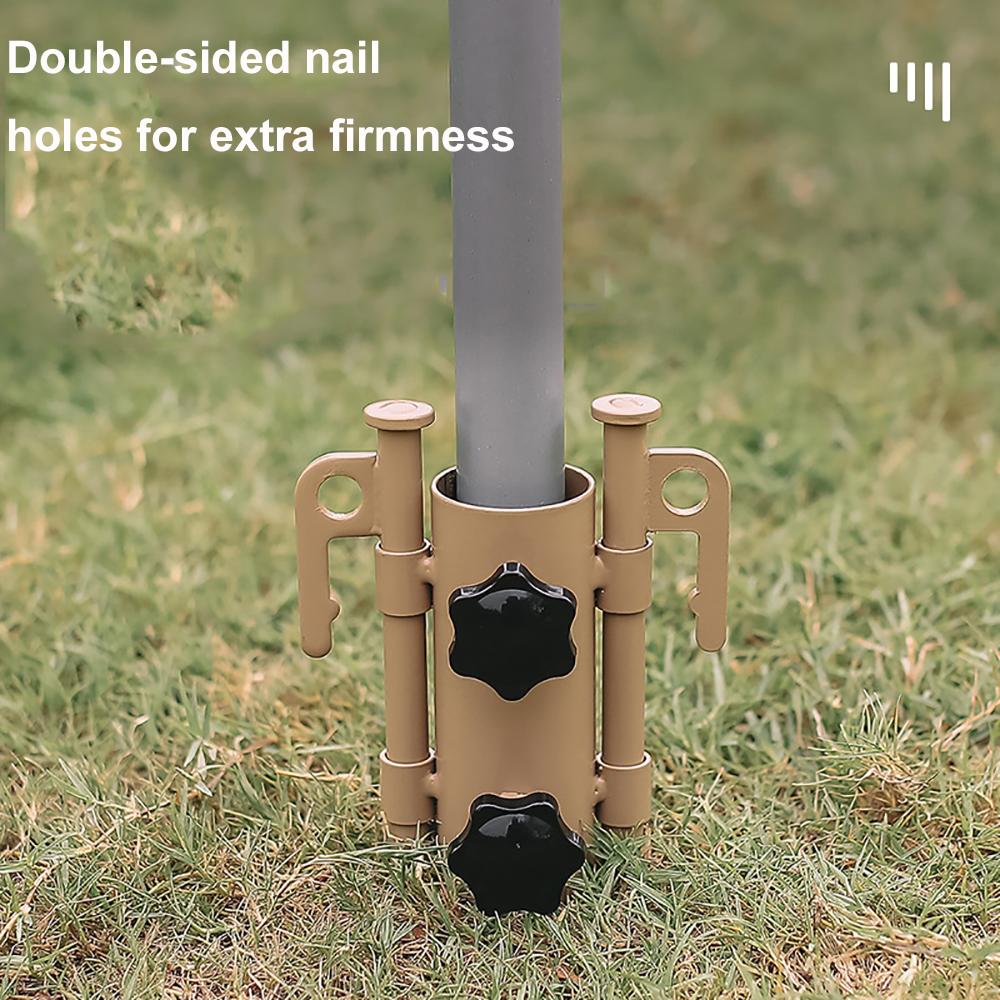 Навес держатель удочки регулируемый тент держатель для земли нержавеющая сталь ветрозащитный для походов рыболовные палатки аксессуары