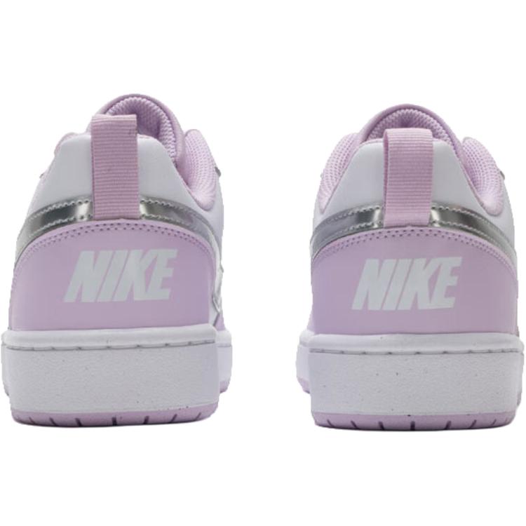 Nike Кроссовки Court Borough Low top Детские для скейтбординга Фиолетовый Белый Унисекс IH0407-530