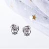 Jewelry Gold Color Geometric Flower Flower Ear Buckles Korean Style Hoop Earrings Women Earrings