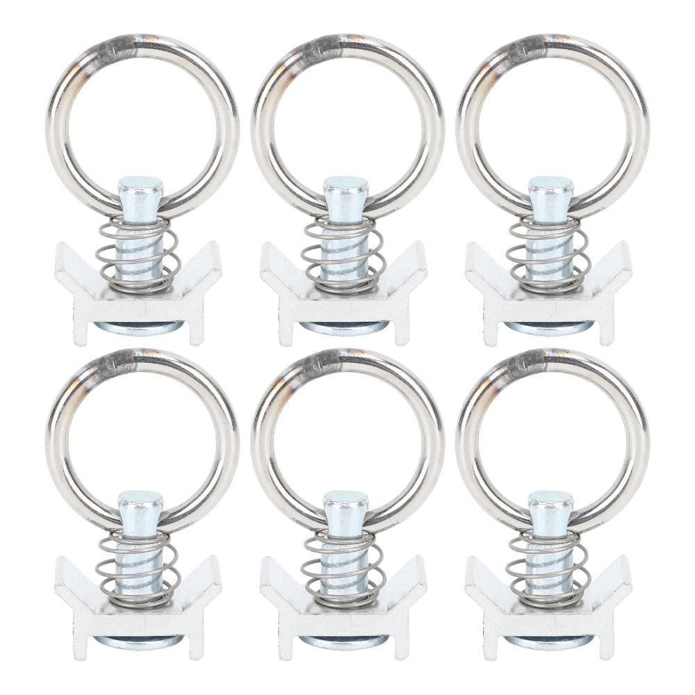 6pcs Versatile Single Stud Fitting Durable Stud Tie Down Anchor Cargo Control Fitting Construction