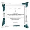 New Pillowcase Green Plant English Letter Print Printed Cushion Home Sofa Cushion Cover