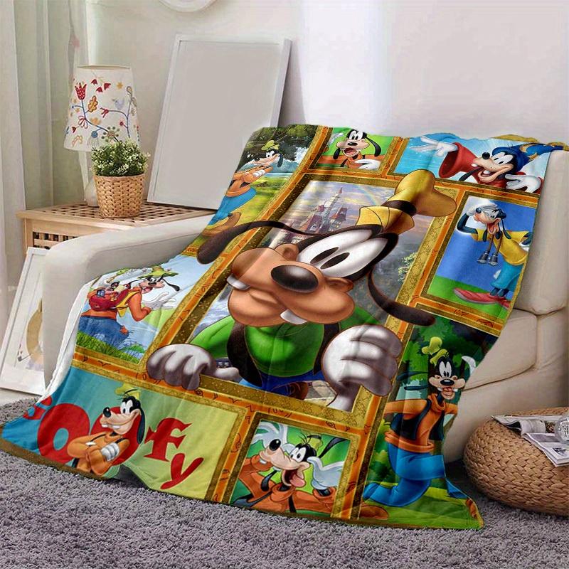1pc. Disney Goofy Multi-Picture Frame Throw Blanket, Home Office Outdoor Gift for Kids and Adults (80x60 inches)