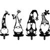 4 Pcs Gnome Yard Stakes Creative Garden Decor for Lawn and Outdoor Spaces Charming Gnomes Decorations for Yard Art and Garden Decoration
