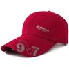 Canvas 97 Baseball Cap Spring Summer Outdoor Sunscreen Visor Cap Extended Brim Versatile Cap Women