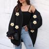 Women's  Chunky Needle Woven Sweater Cardigan Loose Lazy Style Casual Sweater