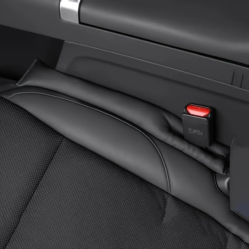 PU Leather Car Seat Gap Filler Side Leak-Proof Strip,Seat Gap Anti-Drop Durable Interior Product,Universal Soft Protective Strip