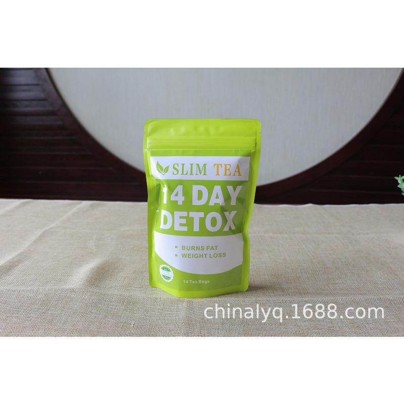 3 г * 14 пакетиков, натуральный тонкий чай, 14-дневный травяной чай для детоксикации и похудения