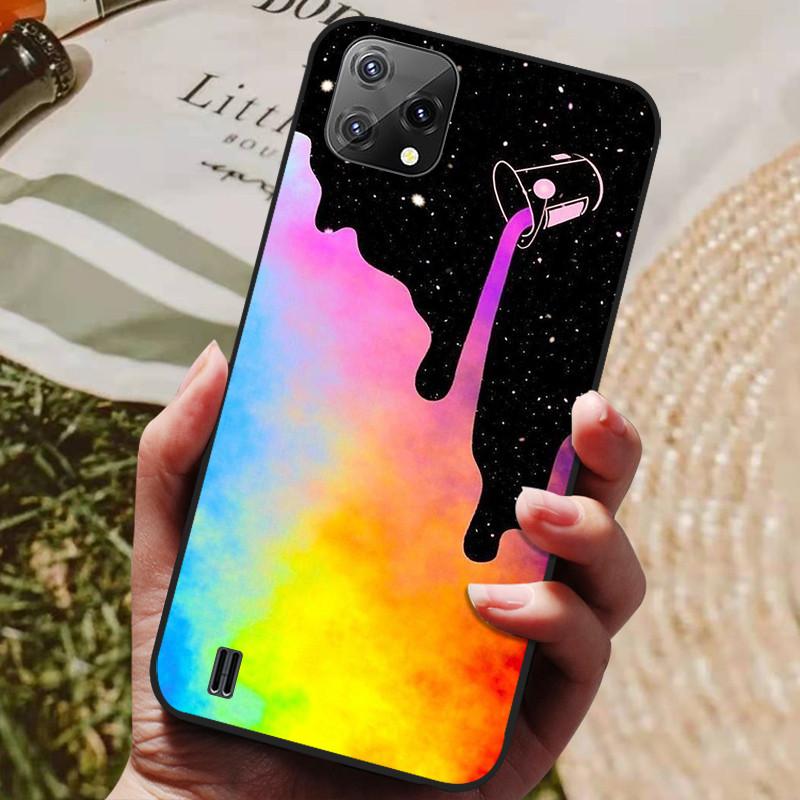 Case For Blackview Oscal C60 Coque TPU Soft Silicone Fashion Phone Funda For Oscal C60 Back C 60 Cover Case Luxury Black Bumper