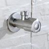 1/2 Essential Metal Angle Stop Valves 304 Stainless Steel Valves Shut Off Solution Perfect for Kitchen Bathroom Toilet