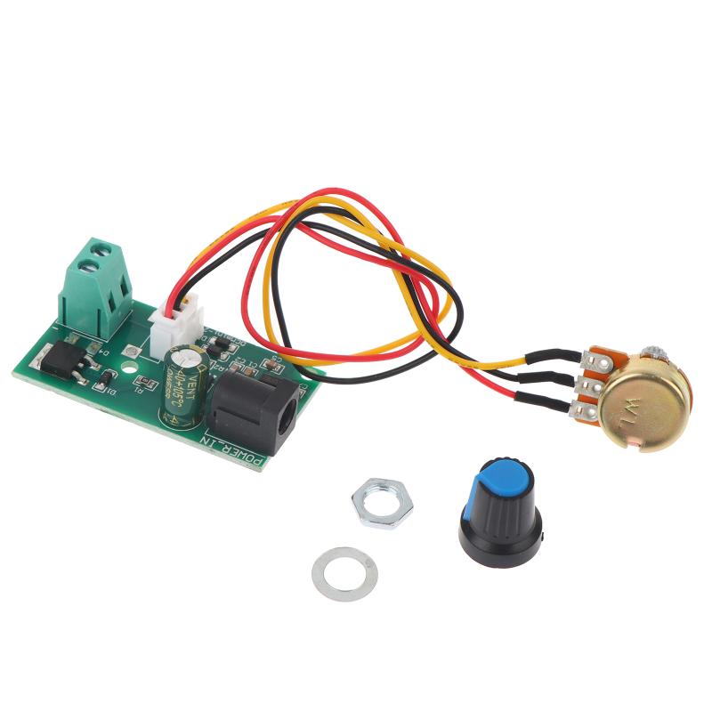 6/12/24V 3A Small General Speed Control Board Motor Speed Governor Module With Potentiometer Pwm Dc Motor Speed Controller