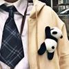 Little Panda Plush Toy Cartoon Cute Doll Brooch Accessories Schoolbag Clothing Girls Gifts Accessories For Women