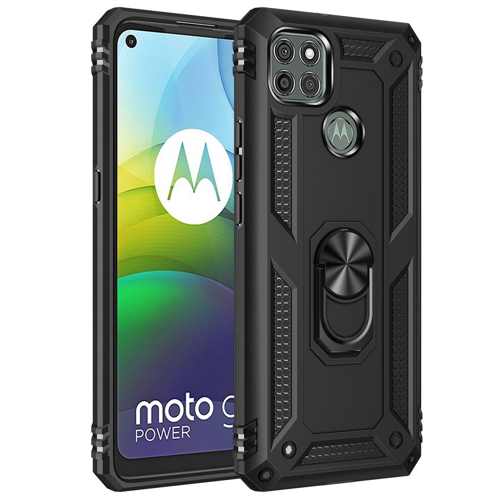 Для Moto G9 Power Case для телефона Moto G 9 Power Case Противоударный Броня Прочный Военный защитный автомобильный держатель Магнитная крышка
