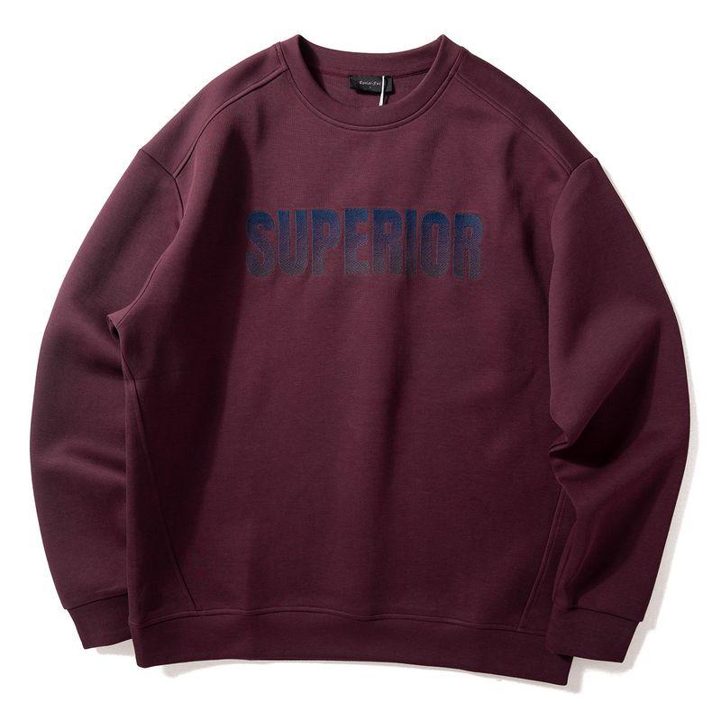 Round Neck Sweatshirt for Men, New Trendy Brand, Fashionable Letter Print, Versatile Pullover, Age-Reducing Campus Style, Loose Casual Top