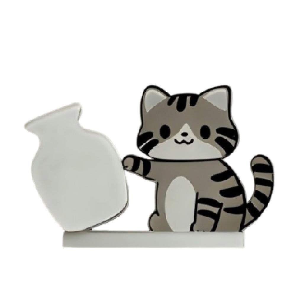 Creative Cat Refrigerator Magnet Acrylic Pet Hair Collector Fridge Magnet Vase Decor  Kitchen Use