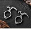 Titanium Alloy Multi-Function EDC Keychain Tool: Pry Bar & Portable Nail Puller