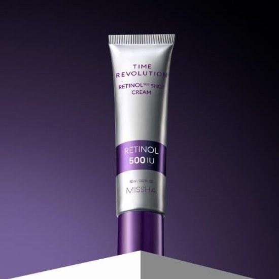 MISSHA Time Revolution Retinol 500 Shot Крем JP 60 г Поры Упругость