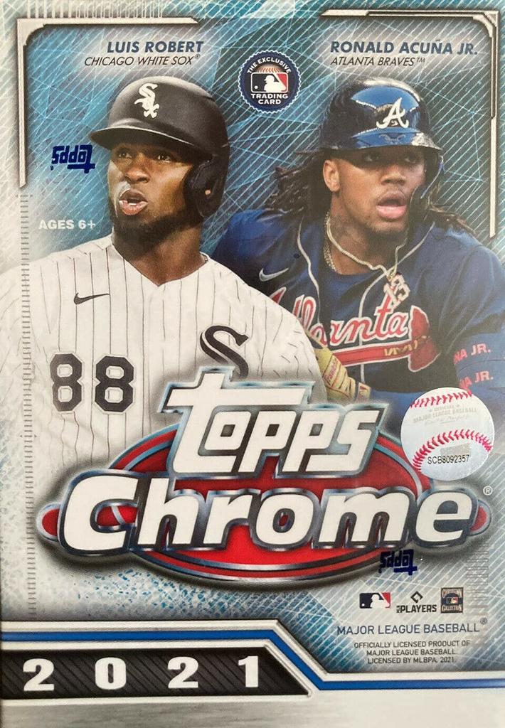MLB 2021 Topps Chrome Бейсбольная карточка Бластер-бокс Топы Хром Бейсбол Бластер-бокс Карточки Главной бейсбольной лиги