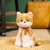 6 Стилей Нежные Милые Реалистичные Плюшевые Игрушки Котенка Пушистые Сидячая Поза Ленточка Бант Кукла Кошка Милые Домашние Питомцы на Рабочий Стол Подарок для Красивых Девочек