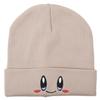 Unisex Knit Beanie With Big Eyed Smiling Face Embroidery Design For Winter