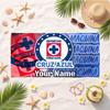 Cruz Azul (32) Custom Name Beach Towel Soft Towel Gift for Beach Pool Swimming Vacation