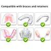 Transparent Braces Storage Box Dustproof Moisture-proof Magnetic Clasp Sealed Retainer Case Mouth Guard Case Retainer Removal Tool And Brush Container