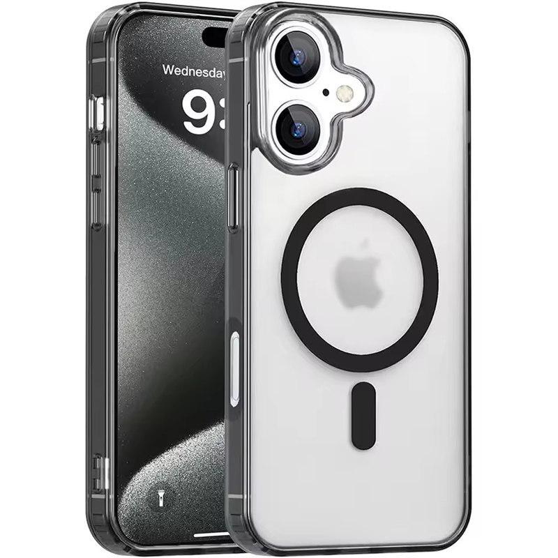 Сильный магнитный чехол Magsafa Hybrid для iPhone 16 15 14 13 12 11 Pro Max Plus Mini Candy Color Matte Hard PC Cover Silicone