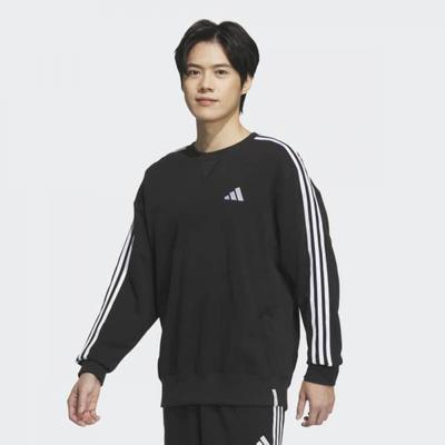 adidas Унисекс Основная свободная толстовка 3s из французского терри