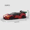 MOC Racing Sports Car Vehicle City Speed Champion Racer Technique Building Blocks Brick Set Supercar Kids Toys Boys Gifts NSX