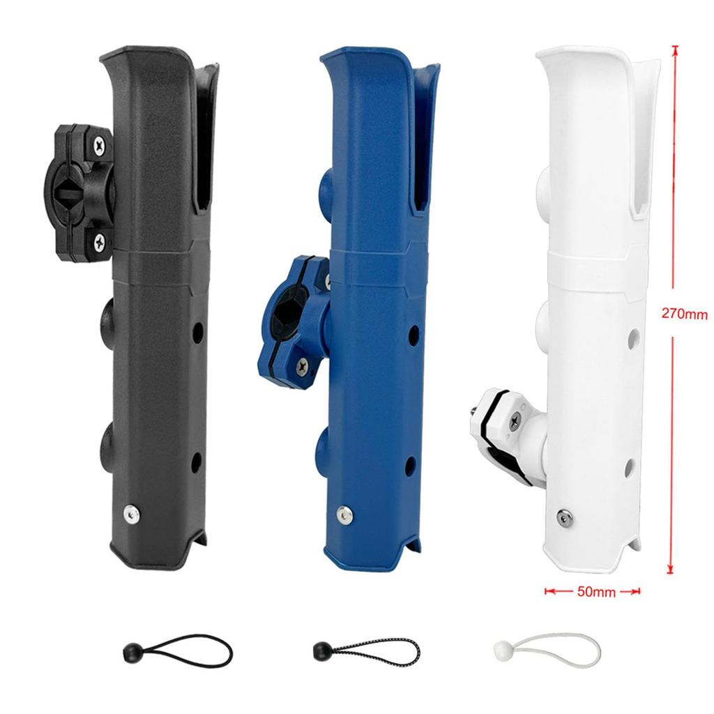 T Tooyful Держатель удочки Кронштейн Трубка для удочки Вращающиеся аксессуары Держатель удочки Ремень для удочки Регулируемая угловая трубка Стойка для удочки для лодки, велосипеда