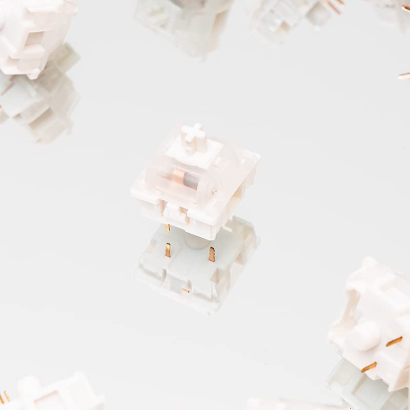 Akko Keyboard Switch CS Air Switch for Mechanical Keyboard 3 Pin 48gf Linear Switch (45 Pieces)