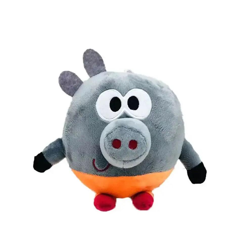 6 шт. @Эй, Собака, Учитель Плюшевая Игрушка Плюшевая Кукла Милое Мультяшное Животное Друзья для Детской Колыбели История на Ночь Спящий Рождественский Подарок