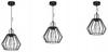 Hanging Lamp, Ceiling Chandelier, Wire Shade, Led