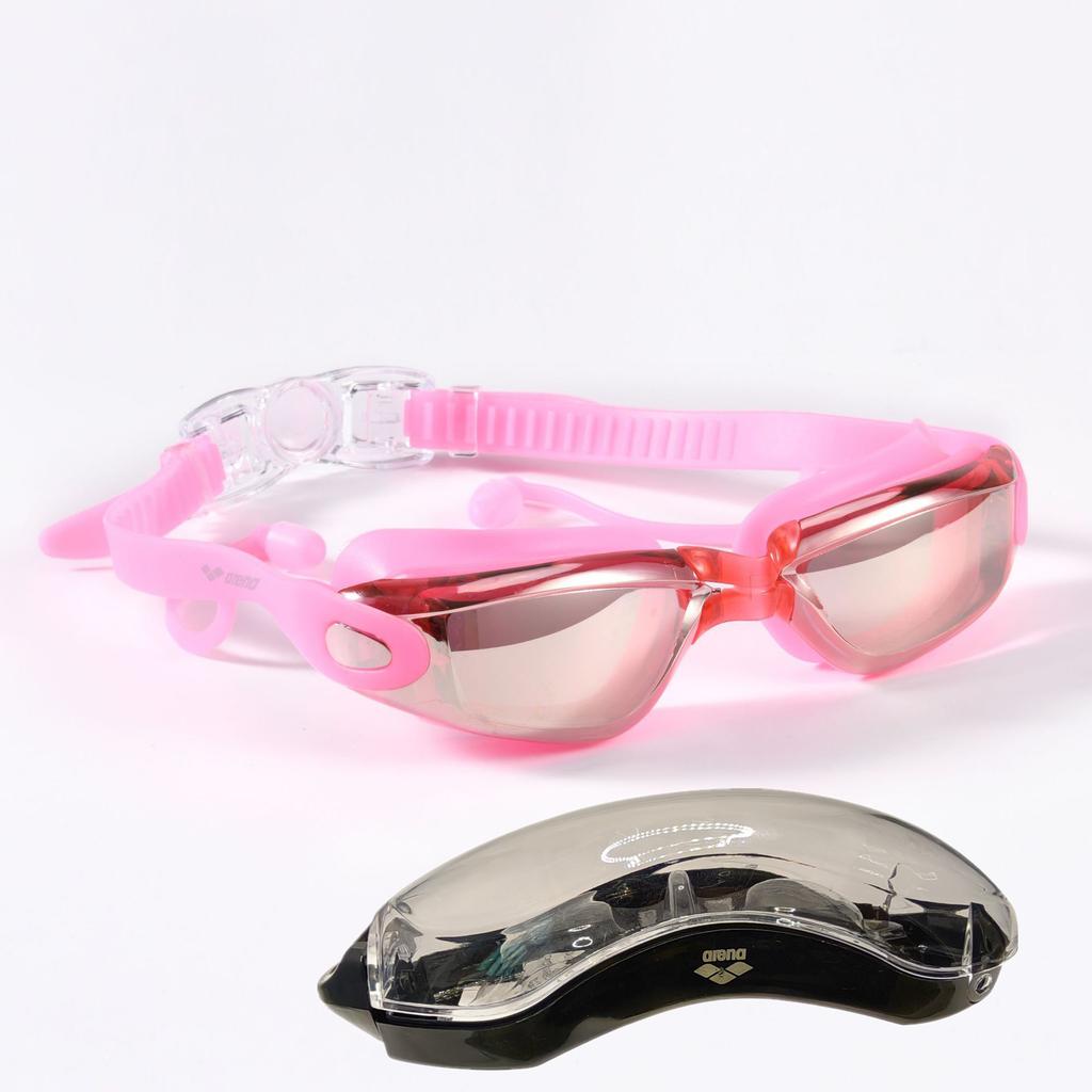 Профессиональные взрослые очки для плавания с защитой от запотевания и берушами. Мужские и женские очки для плавания. Герметичные. Регулируемые. Защита от УФ-лучей.