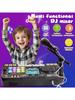 DJ-микшер для детей, детская DJ-микшерная консоль с DJ-проигрывателем, режим игры, управление светом и скоростью и микрофон, подарки для 3 4 5 6