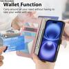 Leaf Buckle Crossbody Lanyard Wallet Case For Infinix Note Hot 50 Pro Plus Spark 20C Card Holder Luxury Leather Phone Cover Bags