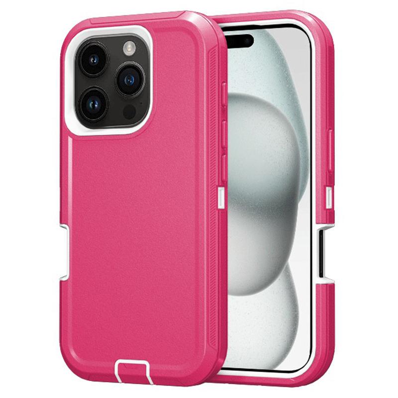 For iPhone 16 Pro Cell Phone Cases Detachable PC+TPU Drop-proof Back Protector Cover