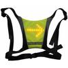 LED Flashing Vest Bib - Adjustable Straps - Wireless Remote Control For Cyclist Bicycle Motorcycle Jogger Walker School Bag