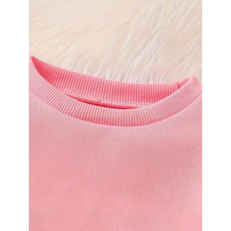 Kids Sweatshirt,A Lightweight And Comfortable Round-Neck Sweatshirt with a Strawberry Print , Suitable for Outdoor Activities ,Spring And Autumn
