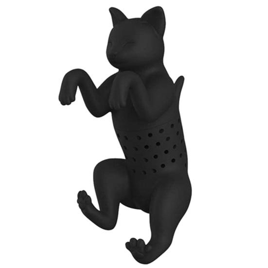 Инновационный диффузор для чая с точными отверстиями, очаровательное легкое чистое ситечко для чая для кошек