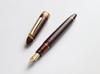 WANCHER Limited Edition SAILOR Original Profit 21 Mocha Brown 21K Gold Fountain Pen Special [WANCHER Edition] (F (Fine Nib))