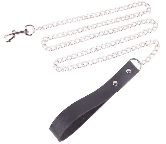 Leash for Humans Ring Master Slave Cat Costume SM Goods Restraint Handcuffs Cosplay Collar Training Restraint Punk Rock Necklace Choker