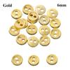 Two Holes Accessories Mini Metal Buttons DIY Doll Clothes Clothing Sewing Craft Dolls Strap Buckles