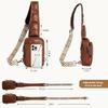 Crossbody Bags for Women Vegan Leather Sling Bag with Zipper Lock RFID Crossbody Purse for Travel