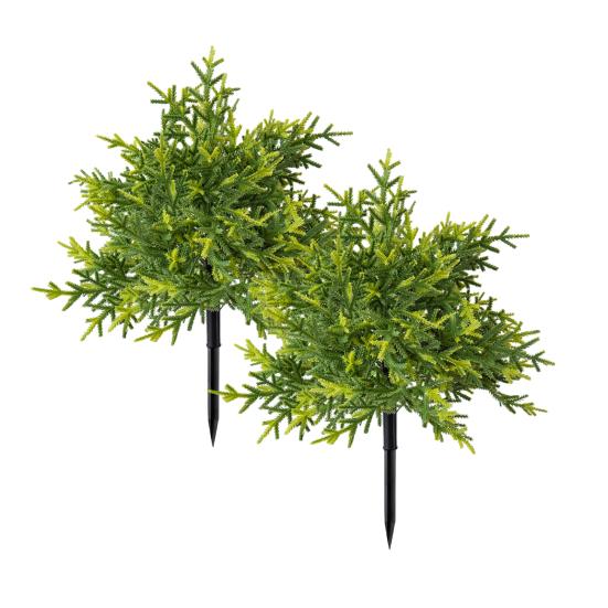 Искусственный топиарий из сосны Реалистичные искусственные сосновые кусты Искусственная зелень с шипами Рождественский топиарий для дома В помещении Передняя веранда Наружный декор